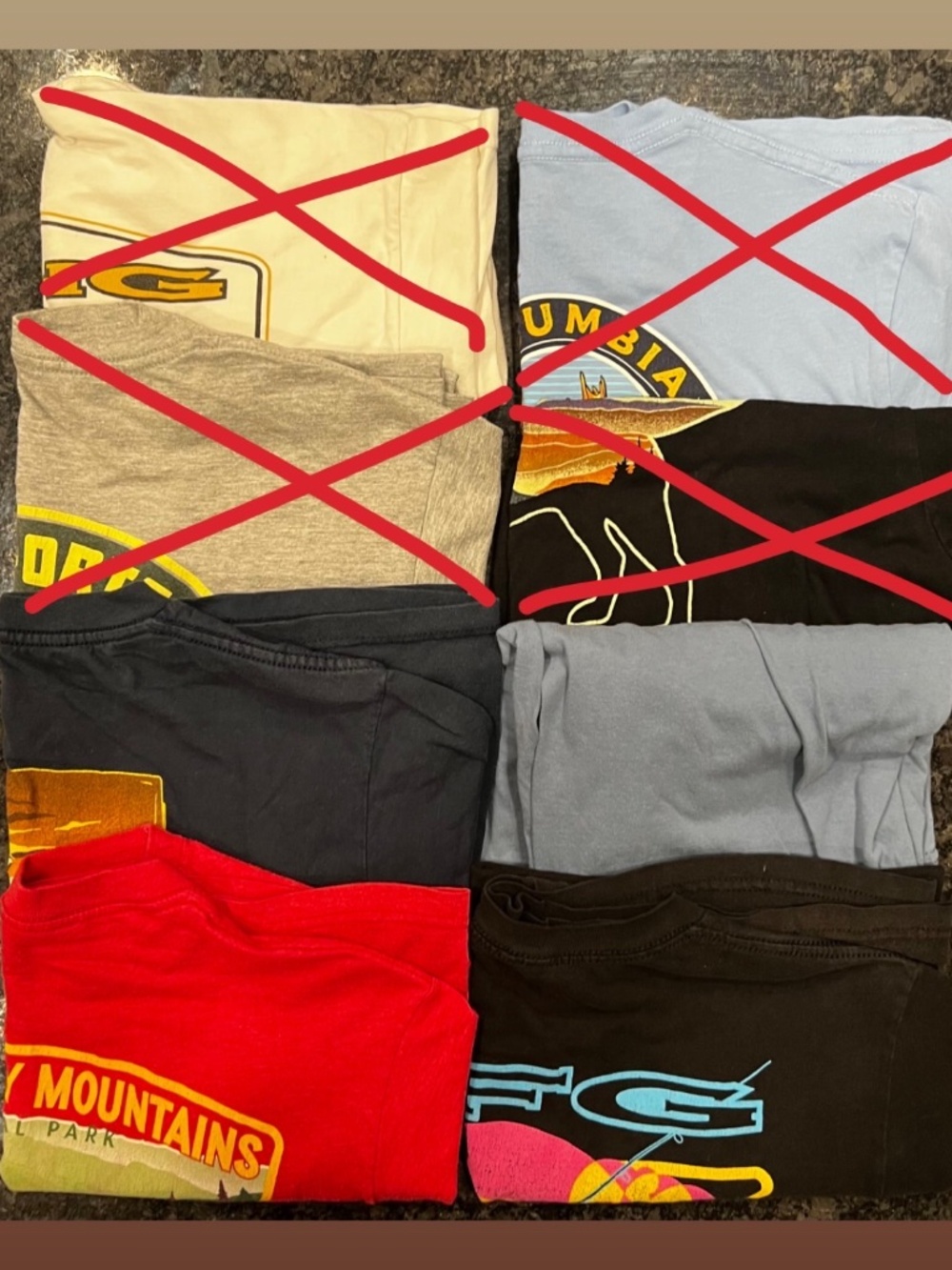 Columbia T-shirt bundle (4pk)